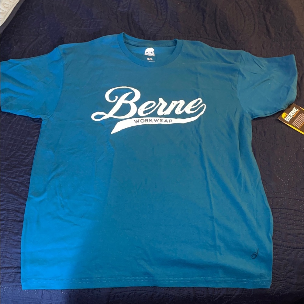 Berne Workwear Men's Blue T-Shirt